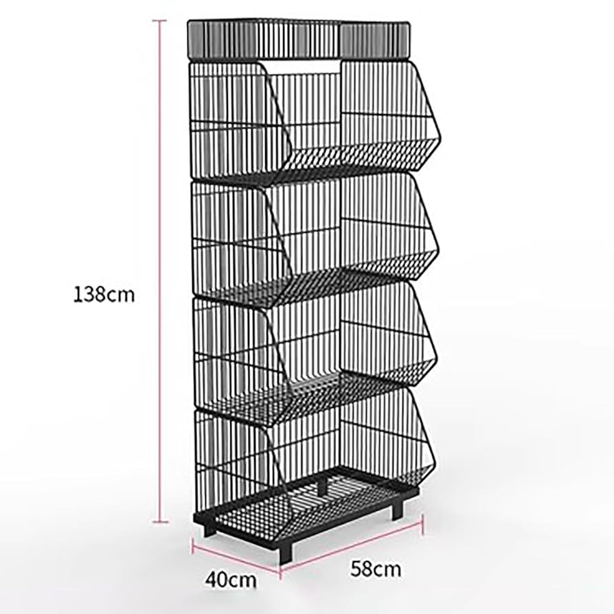 Tiered Basket Stand - Detail