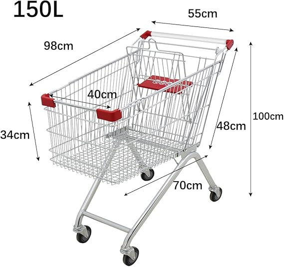 150-Litre Shopping Cart
