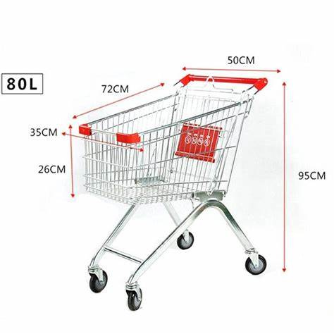 80-Litre Shopping Cart